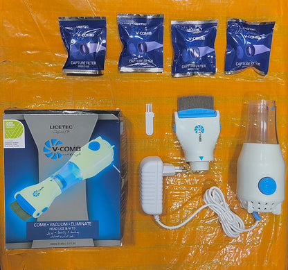 V-Comb Head Lice Treatment Device